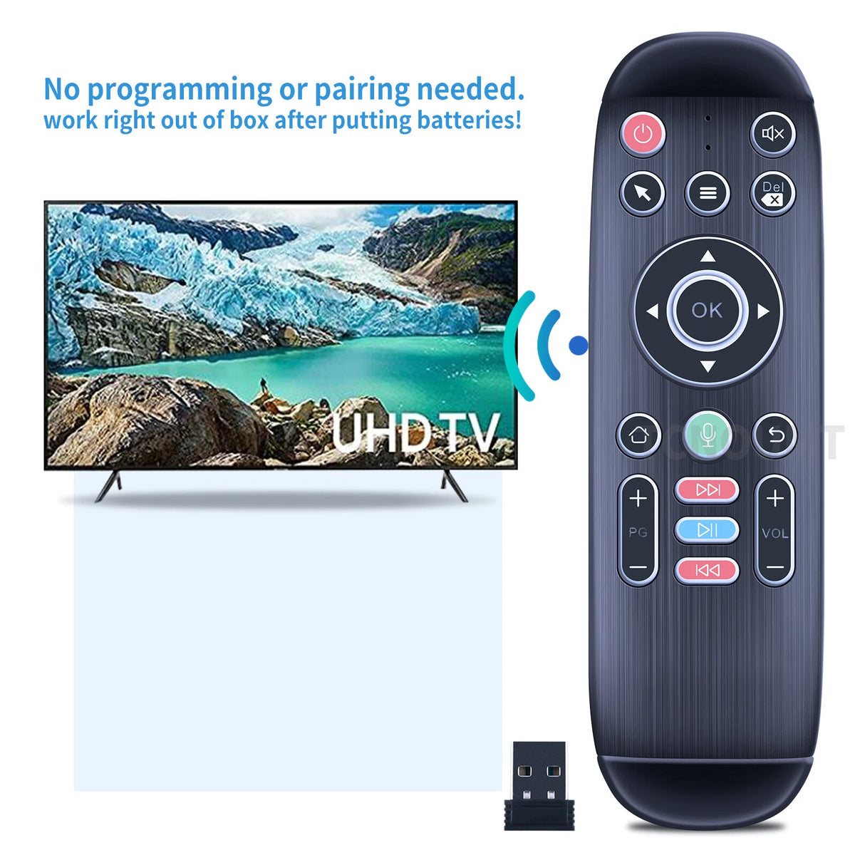 M6 Fly Air Mouse Wireless Keyboard Voice Remote Control Smart Android TV Box
