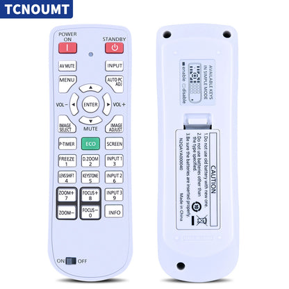 N2QAYA000040 Remote Control For Panasonic Projector PT-EX500E PT-EX500EL