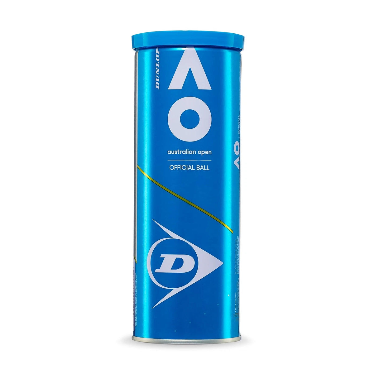 Dunlop Tennis Ball Australian Open - for Clay, Hard Court and 3 Balls, Yellow