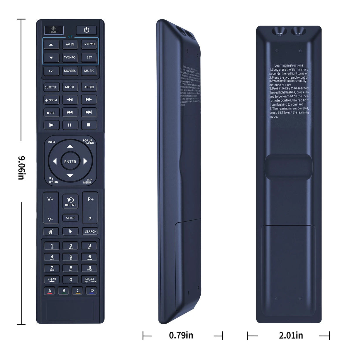 Remote Control For Premium IR All Dune HD Media Players + Programmablefor TV