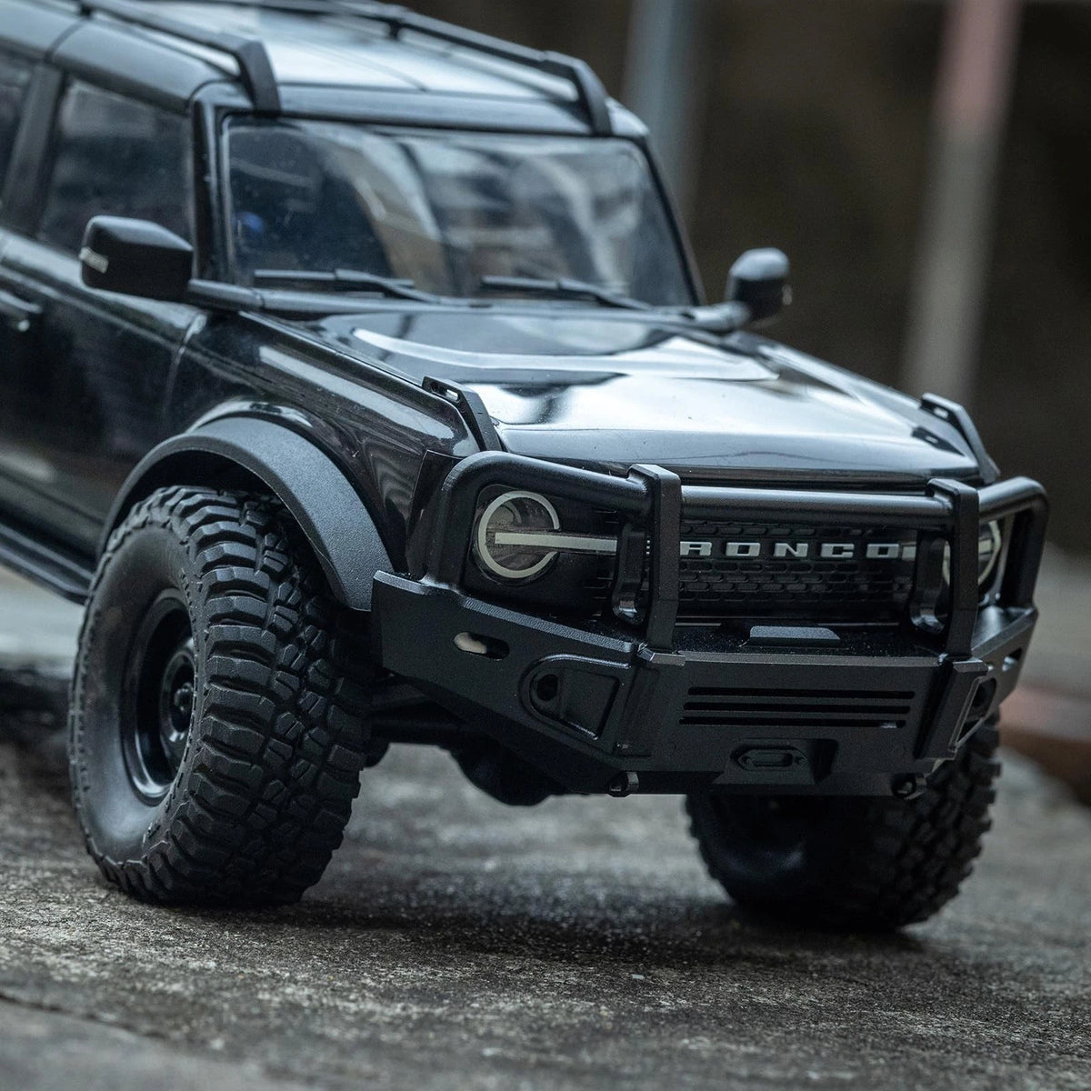 SPEELIK Aluminum Front & Rear Bumper for Traxxas 1/18 TRX4M Bronco Upgrade...