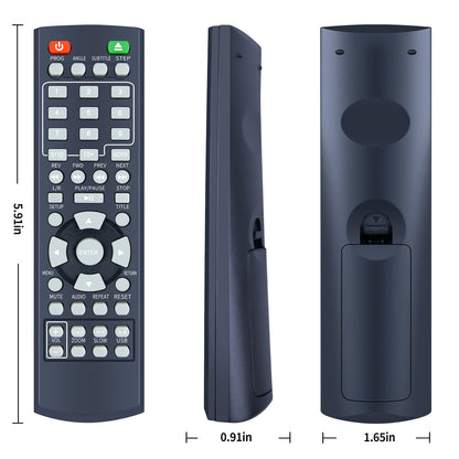 LR03 XL-6046 Remote Control for Onn DVD Player 100008761 100093892 ONA18DP001