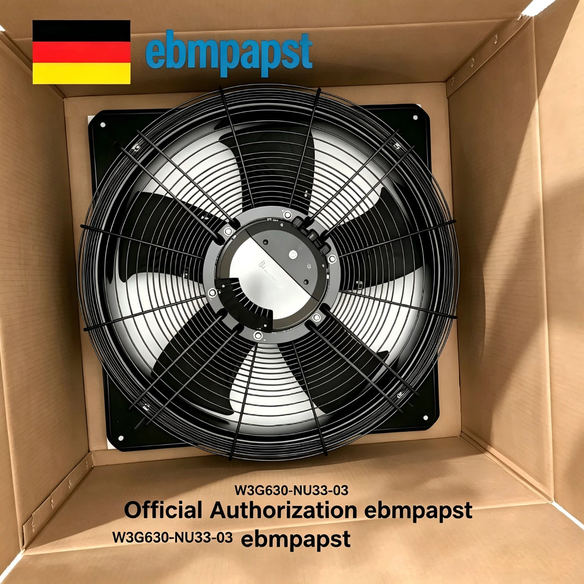 W3G630-NU33-03 IP55 for ebmpapst EC Cooling Fan for Data Center Cooling Fan