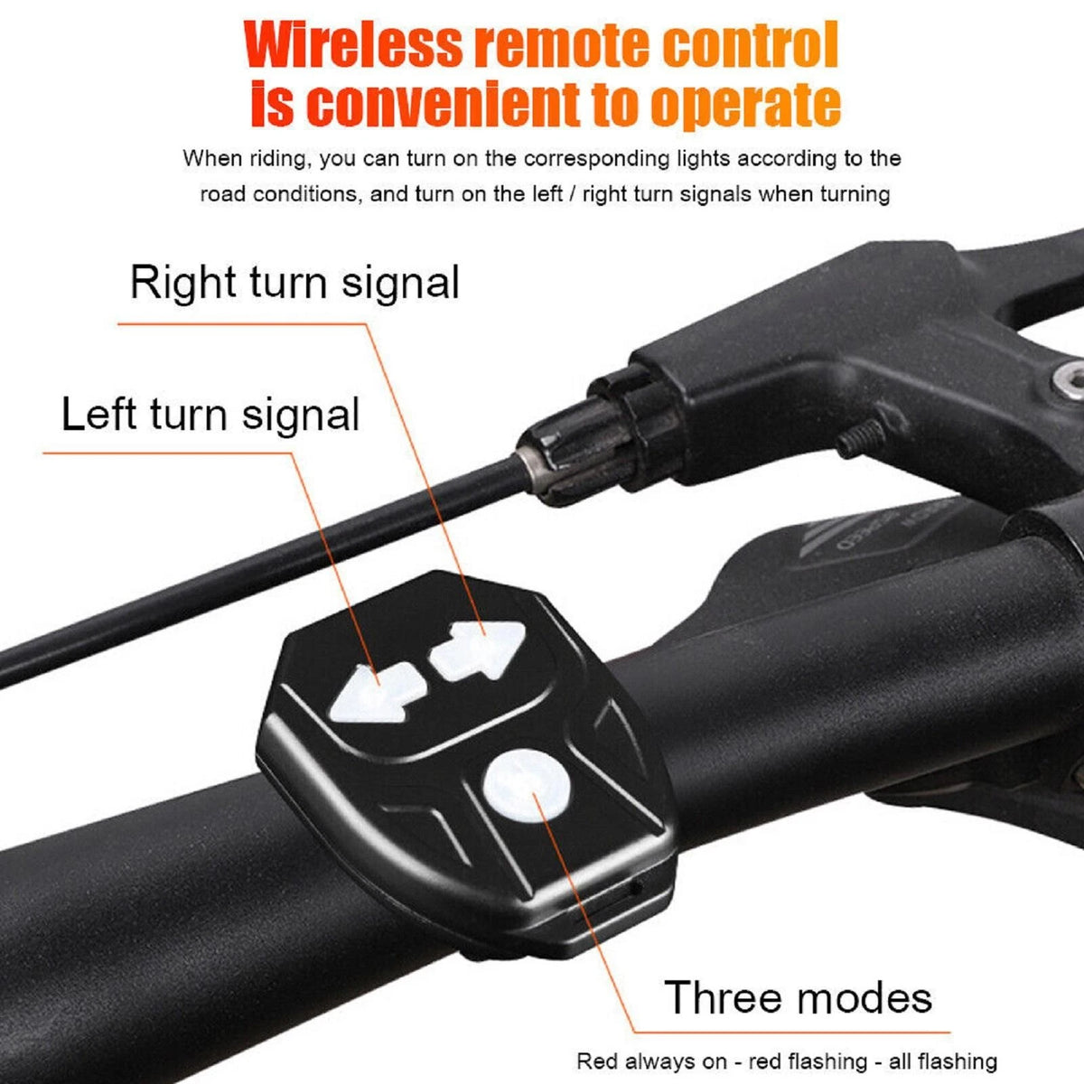 Tail Light Turn Signals Cycling Tail Light USB Bicycle Warning Lamp With Horn