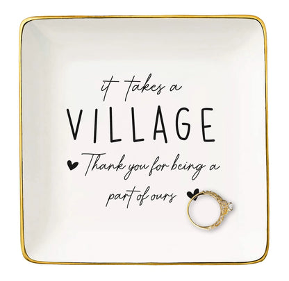 Coworkers Employee Bosses Teacher Appreciation 4"L x4"W x 0.8"H, White