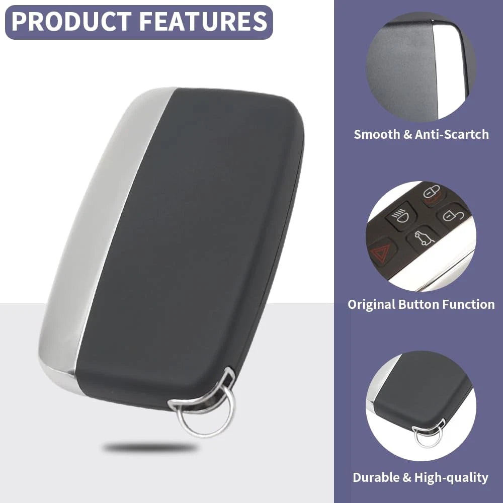 Key Fob Case for Range Rover Evouge Discovery Sport Velar Land LR2 LR4...