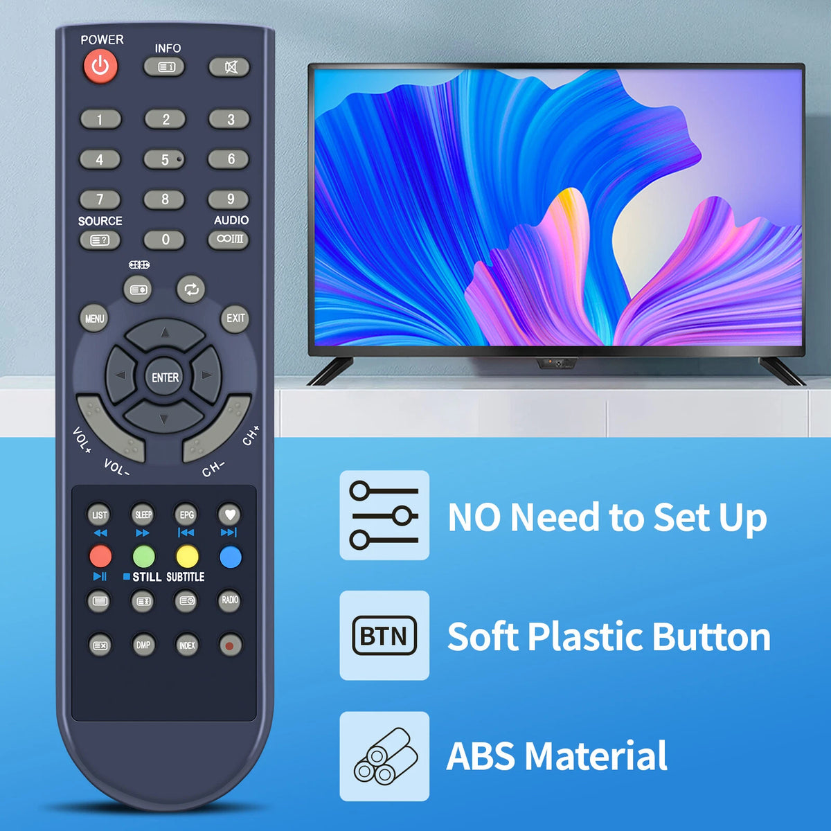 Remote Control For Proline L3237HD L1932HD L2033HD TV