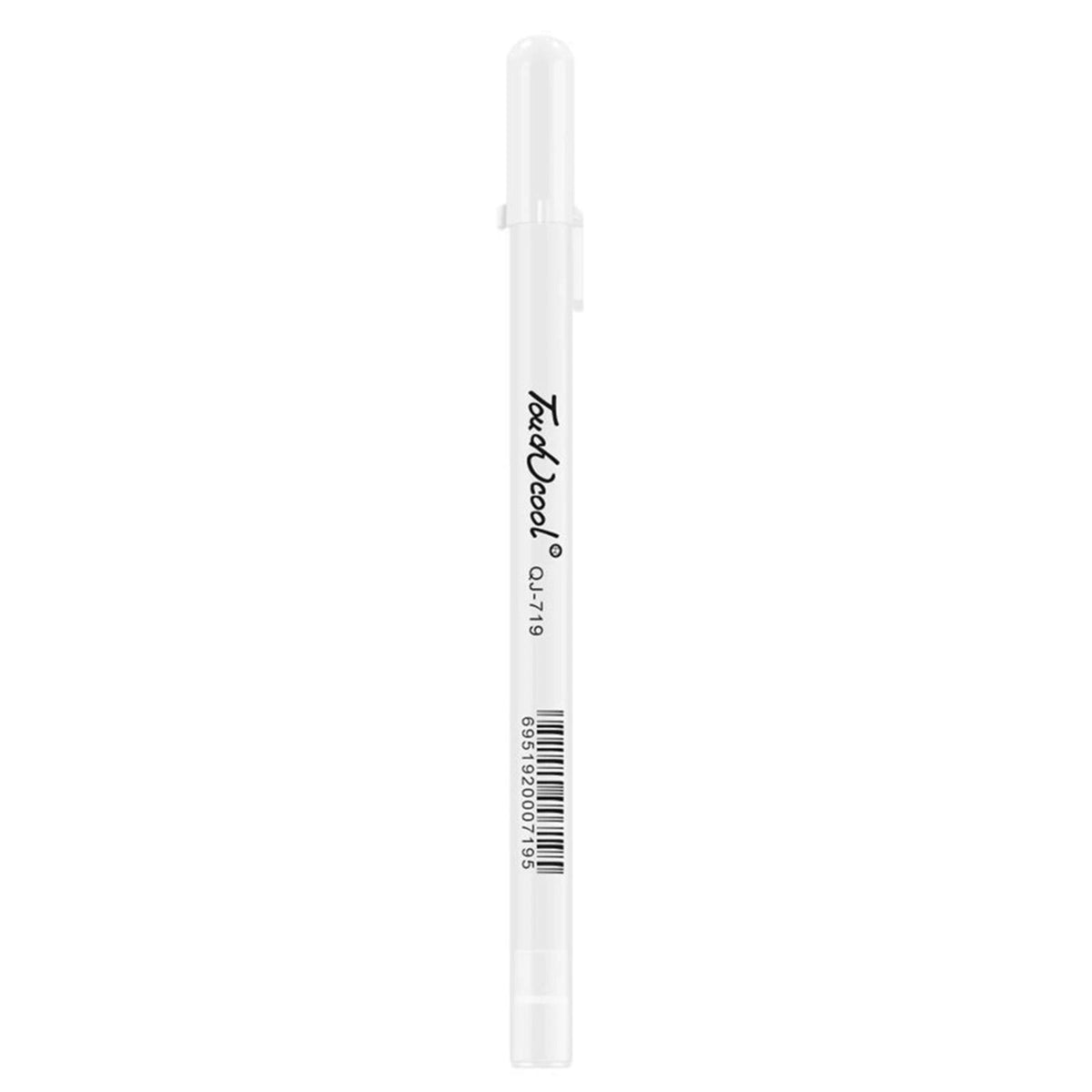 3* 0.8mm White Gel Ink Pen Drawing Art Fine Tip Sketching Painting Marker Tool