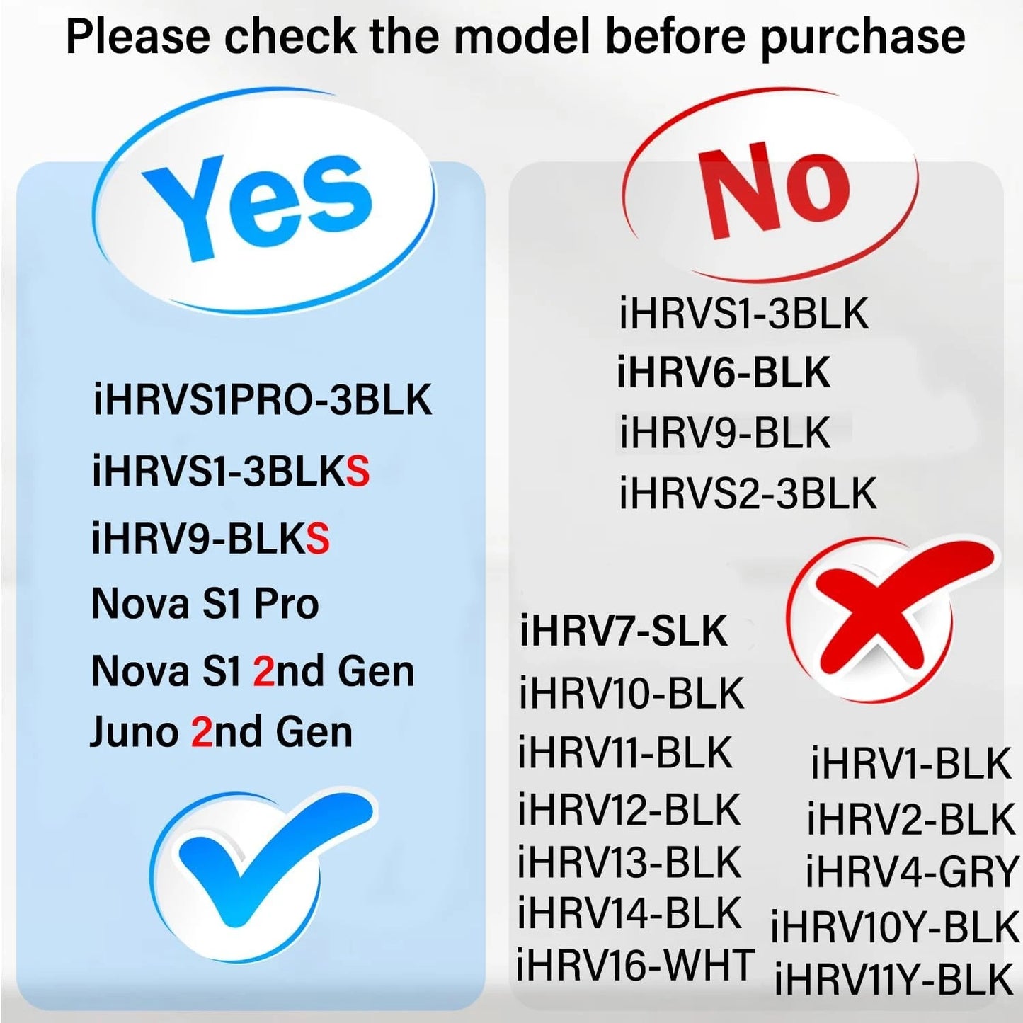 Side Brush for iHome Nova S1 Pro, iHRVS1PRO-3BLK, iHRVS1-3BLKS, iHRV9-BLKS...