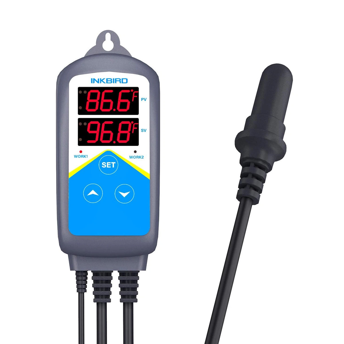 Inkbird Digital Outlet Heat Temperature Controller ITC-306T-A, Light Blue