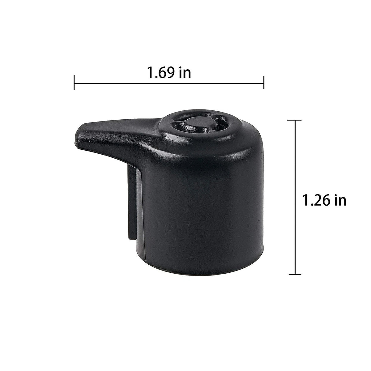 2Pack Steam Release Valve, Universal Pressure Valve Handle for Black