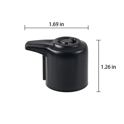 2Pack Steam Release Valve, Universal Pressure Valve Handle for Black