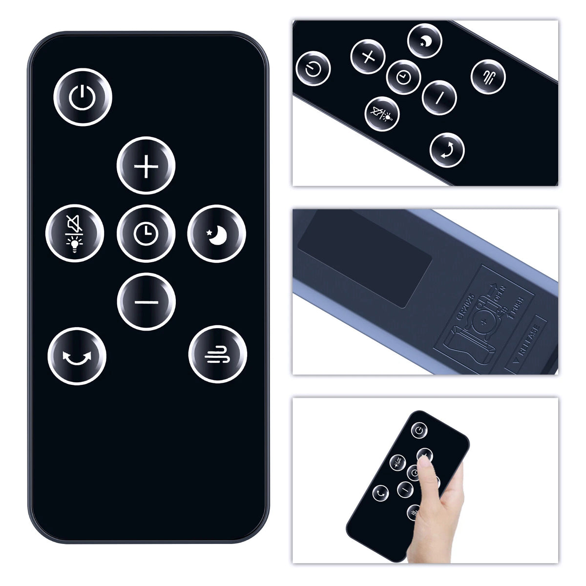 Replacement Remote Control For DR.PREPARE Tower Fan DCCF10