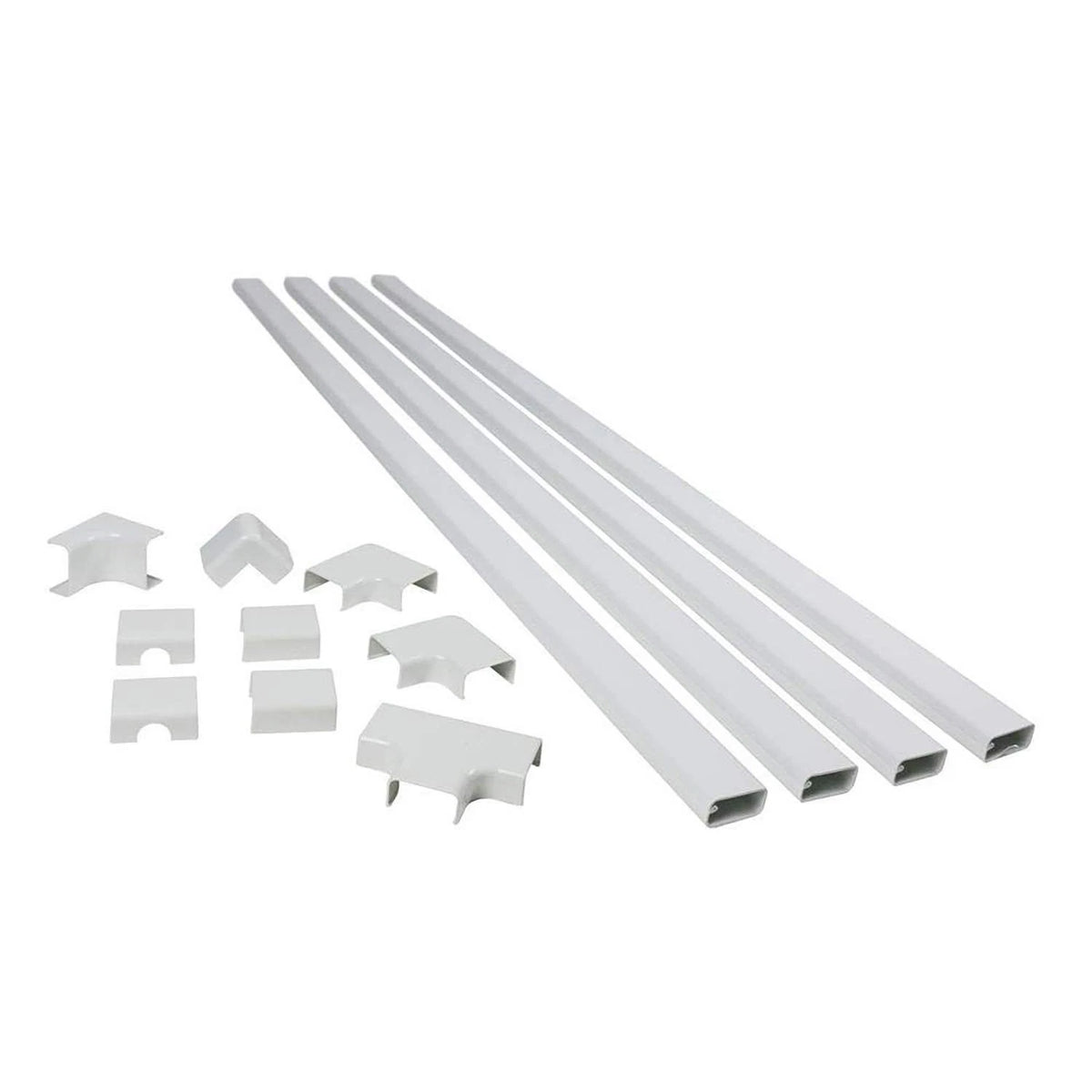 Legrand Wiremold Cable Management Kit, CordMate II, Medium Capacity, White
