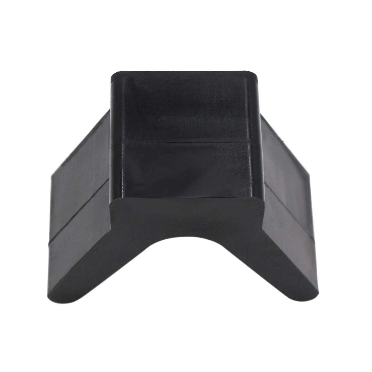 UANOFCN 2" V-Style Marine Bow Stop 2"-4" by 1/2" shaft, Black boat bow stop