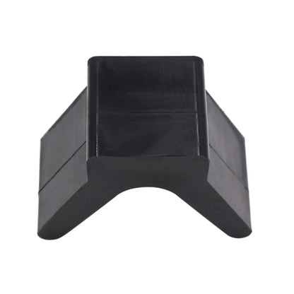UANOFCN 2" V-Style Marine Bow Stop 2"-4" by 1/2" shaft, Black boat bow stop