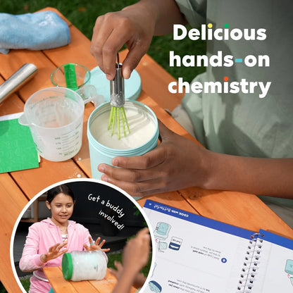 KiwiCo Science of Cooking Ice Cream Kit - STEM 8 x 11 x 6.1 inches, Blue