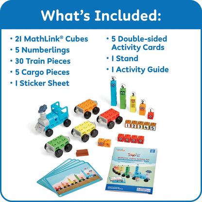 hand2mind Numberblocks Express Train MathLink Cubes Medium, Multicolor