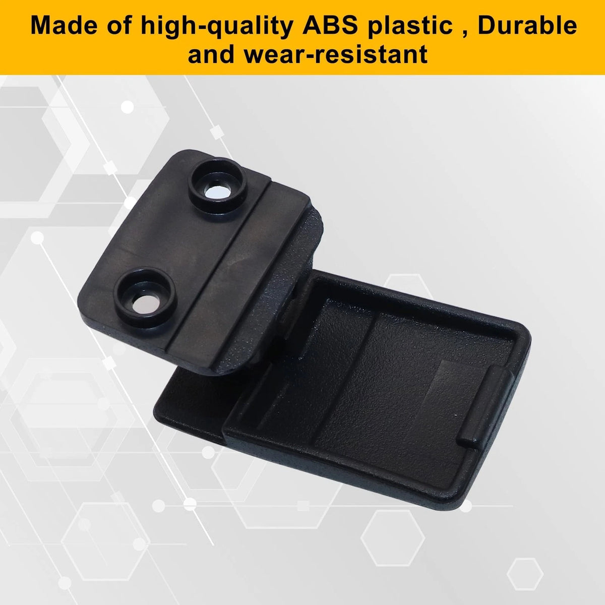 GXARTS Rear Sliding Window Lock Latch Replace 69370-35010 Compatible Black