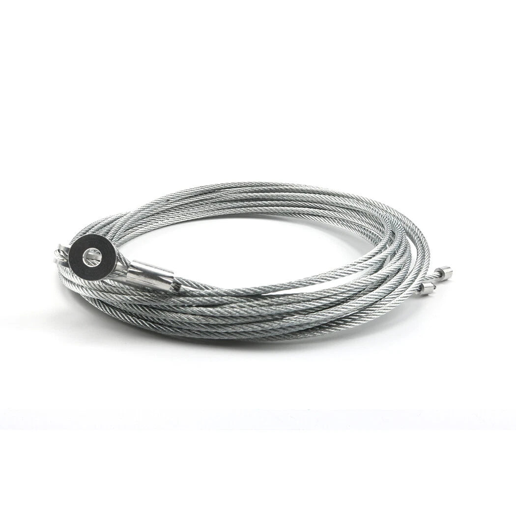 Two 150" Replacement Cable Wire- Enclosed Cargo Trailer Ramp Door Spring 12.5'