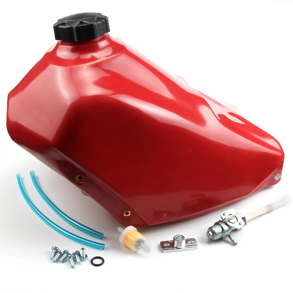 For HONDA ATC 350X ALL YEARS Gas Fuel Tank Cap Petcock More RED Plastic
