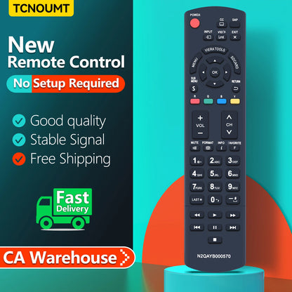 N2QAYB000570 Remote Control For Panasonic TV TC-L3232C TC-P50S30 TC-P60S30