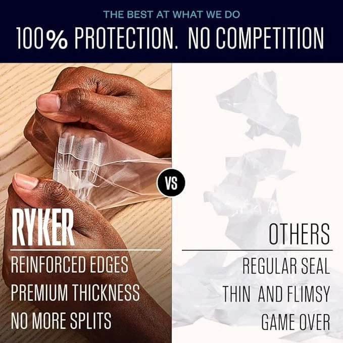 Ryker | Compatible with Monopoly Deal Card Game, Protector 87 x 56 mm, Clear