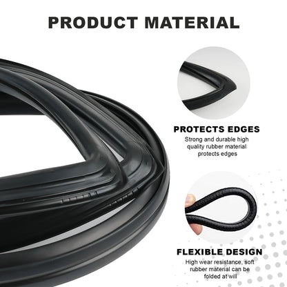 Front Windshield Rubber Seals For Toyota 1984-1988 Hilux 4-Runner LN50 Pickup