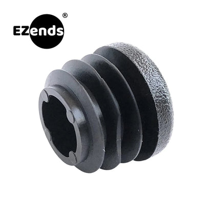 EZends Premium Grade 3/4 Inch Round Plastic Plug / 14-20 14/20 Gauge, Black