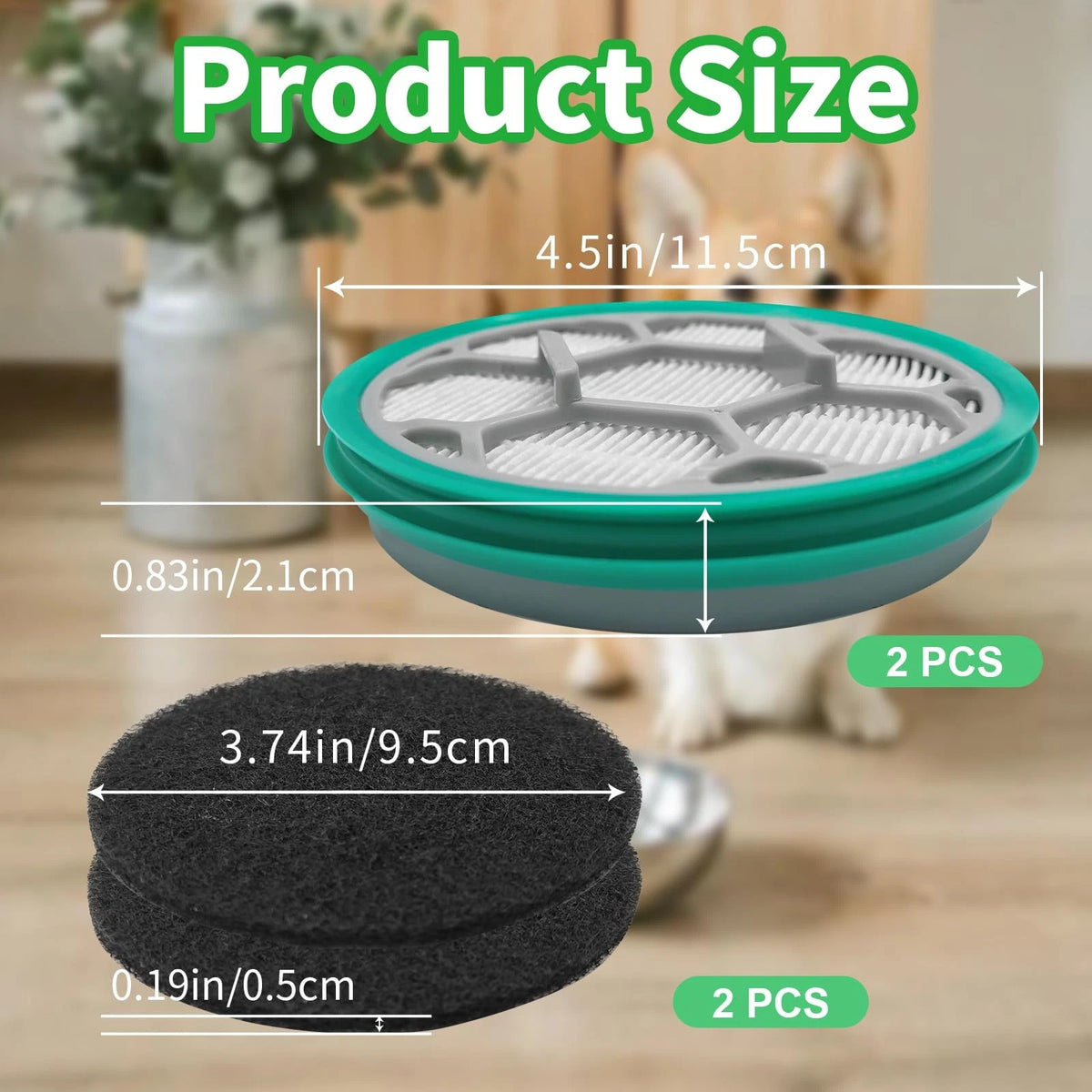Hepa Sponge Filter Replacement Accessories Compatible with Neabot/Neakasa P1...