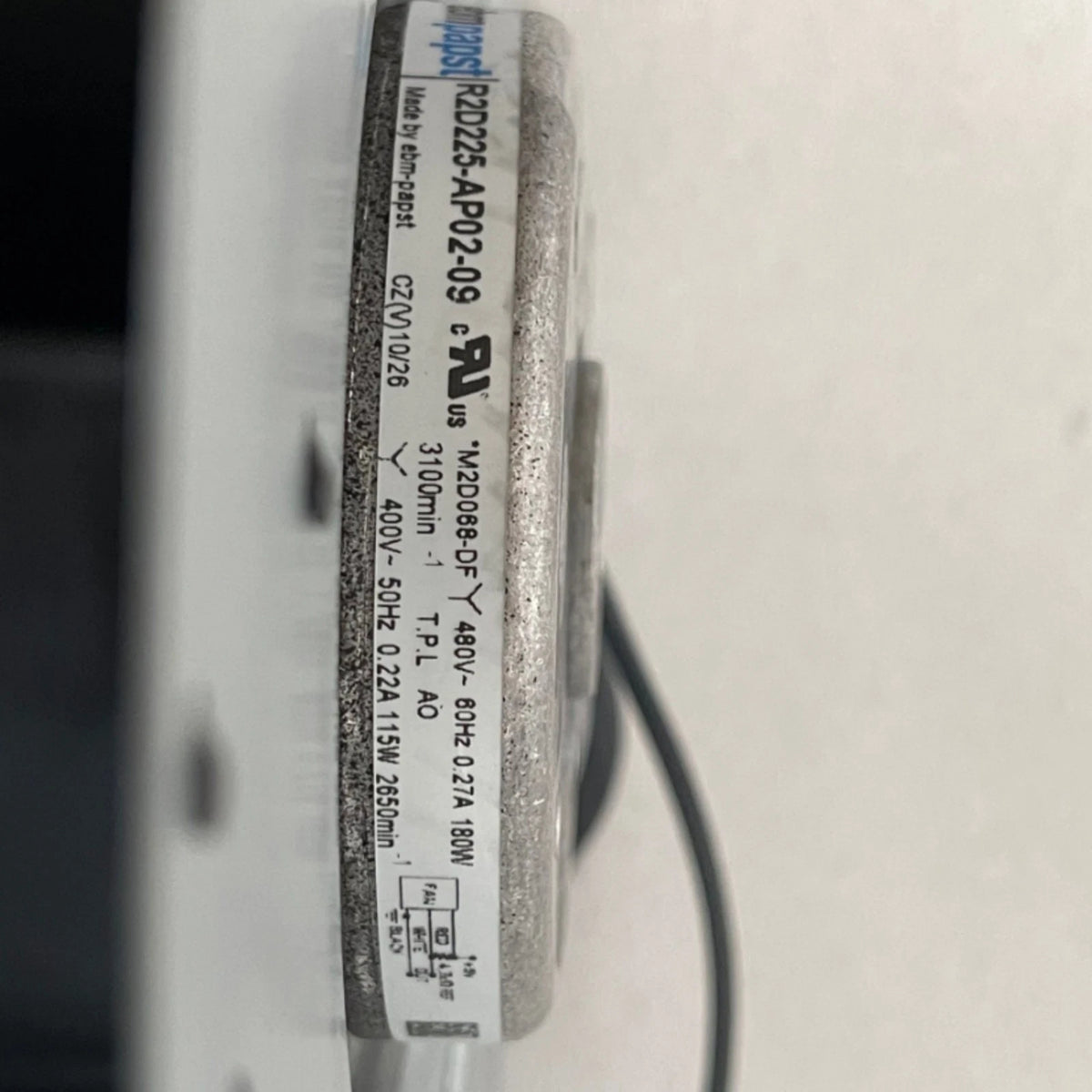 R2D225-AP02-09 for ebmpapst AC for Inverter Cabinet Centrifugal Cooling Fan