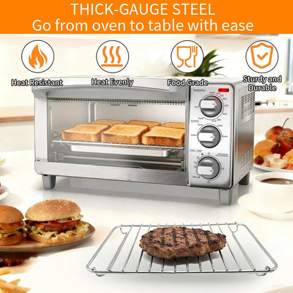 GWYXC Countertop Toaster Oven Replacement 10.8''x8.3'' Rack For 4 Slice