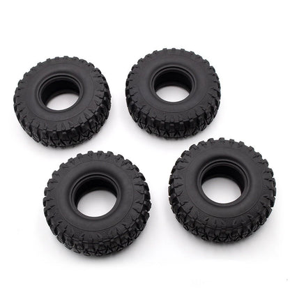 4Pack 1/10 RC Car 1.9" Rubber Wheel Tyres Tires Cover For 1.9in RC Wheel Rim D