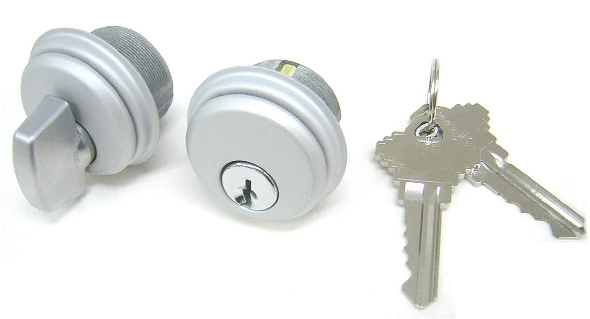 McAvory Storefront Door Commercial Mortise Lock 1 Pack, Aluminum Silver