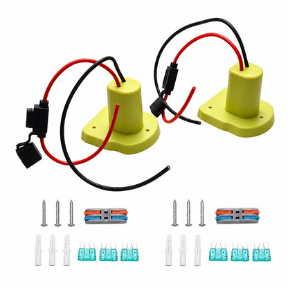 Fits for Ryobi 18V Battery Adapter Conversion Kit Mini Pump 12V with 30A Fuse