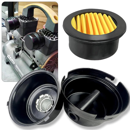 2 Pcs 1/2" Thread Air Compressor Silencer Filter, 20mm Metal Noise Muffler,...