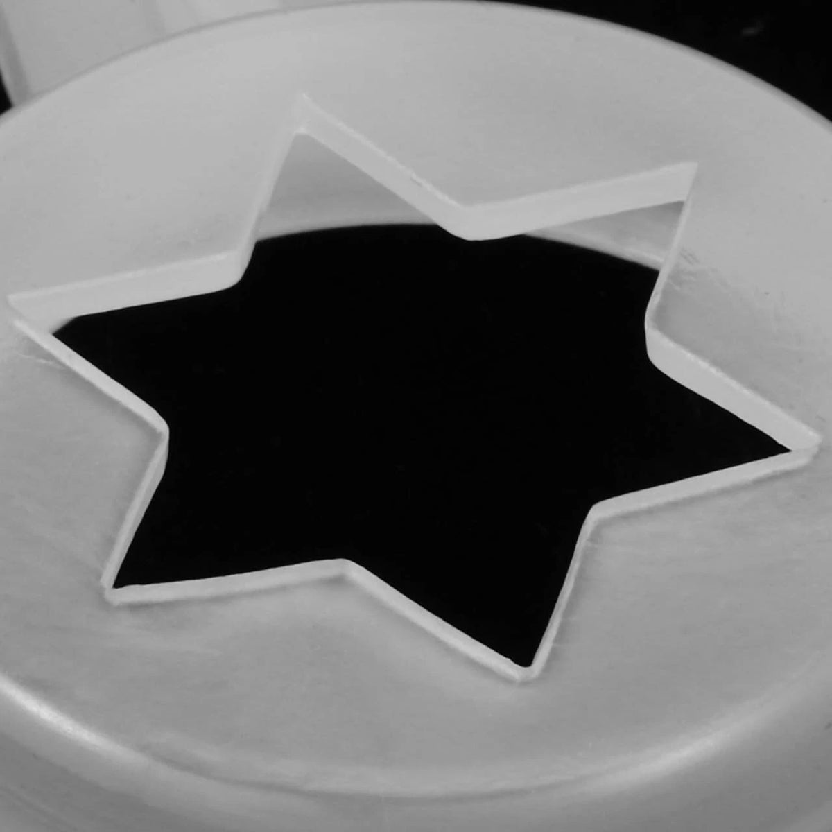 ULTECHNOVO Ice Cream Machine Star Nozzle Replacement 4.80X4.20X0.90CM, White