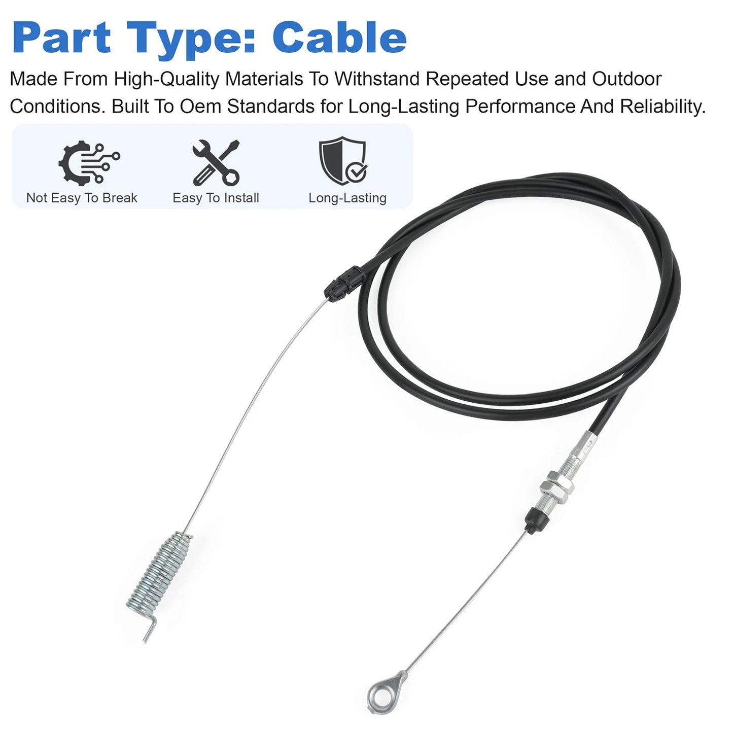 String Trimmer Throttle Cable 06944500 For Ariens ST622, ST522, Gravely ST622