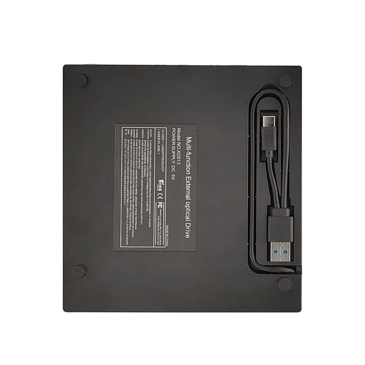 Slim External CD DVD Drive USB 3.0 Reader Writer Burner Player For Laptop