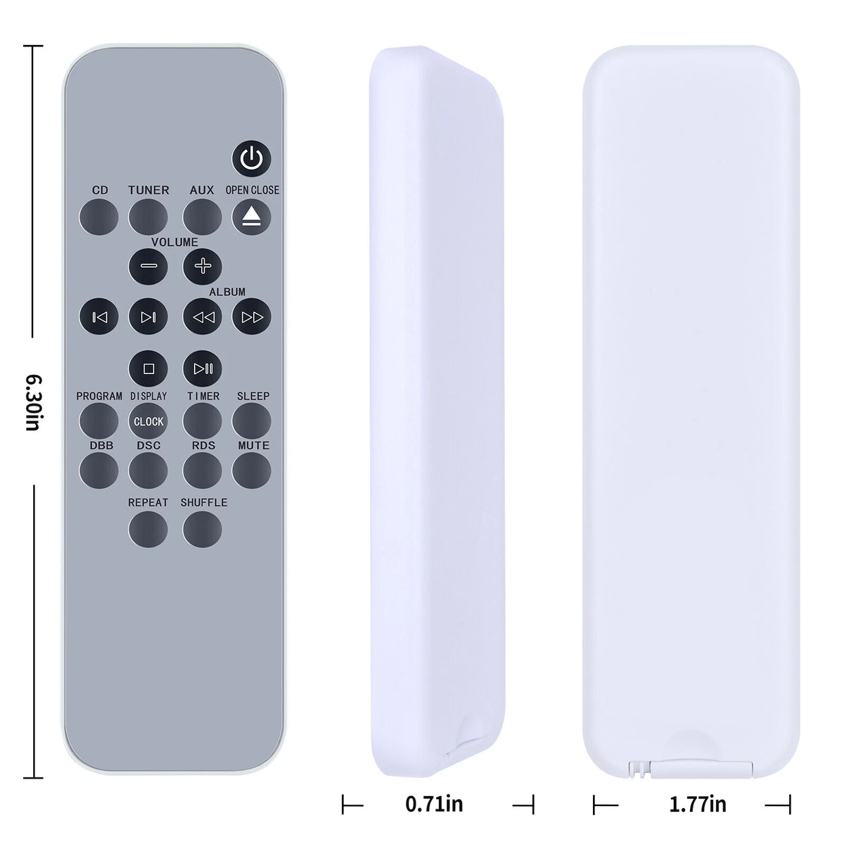 Replacement Remote Control For Philips MCM240 MC230/05 Hi-Fi Stereo System