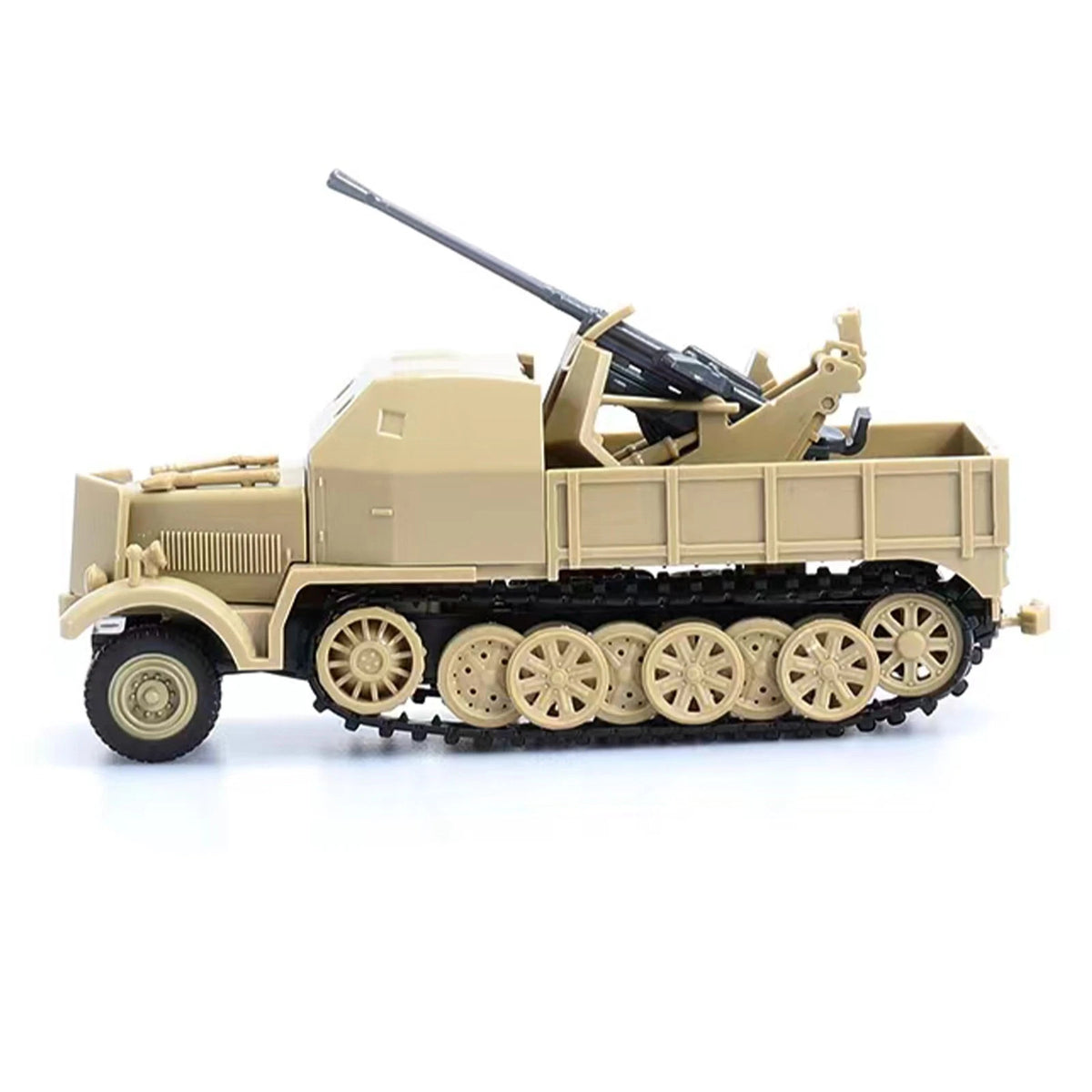 1/72 4D FLAK37 Half-Track Armored Vehicle Model Unassembled Military Scene DIY