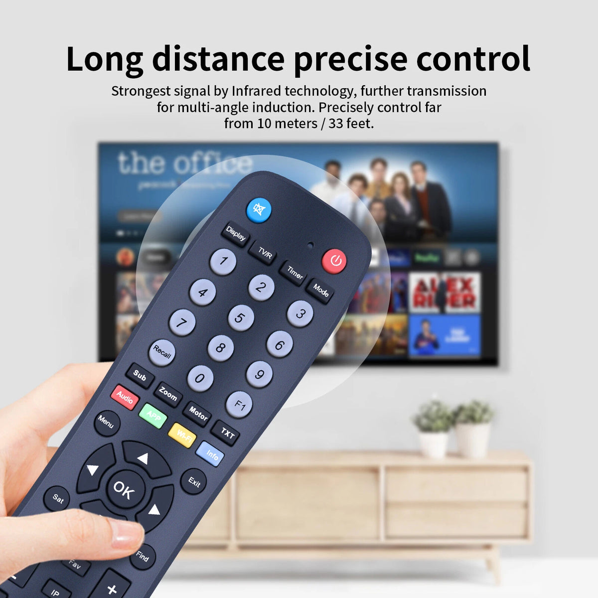 Remote Control For Az-America ST3 Ultra HD 4K,Kingstar KS-7060HD