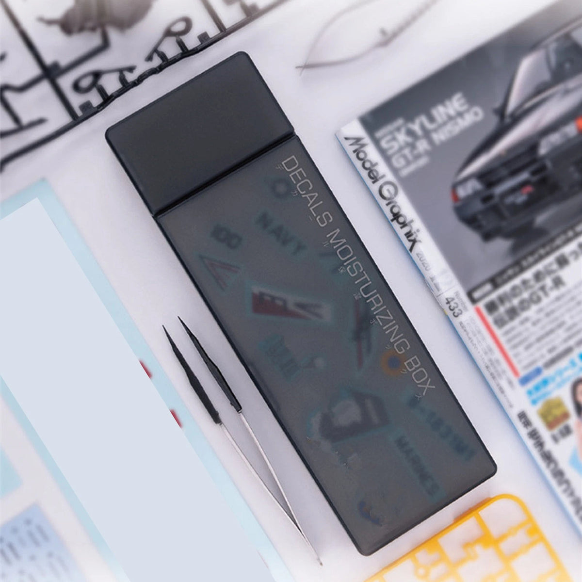 DIY Making Water Decals Sticker Box Hobby Hand Crafts for Gundam Model Tools