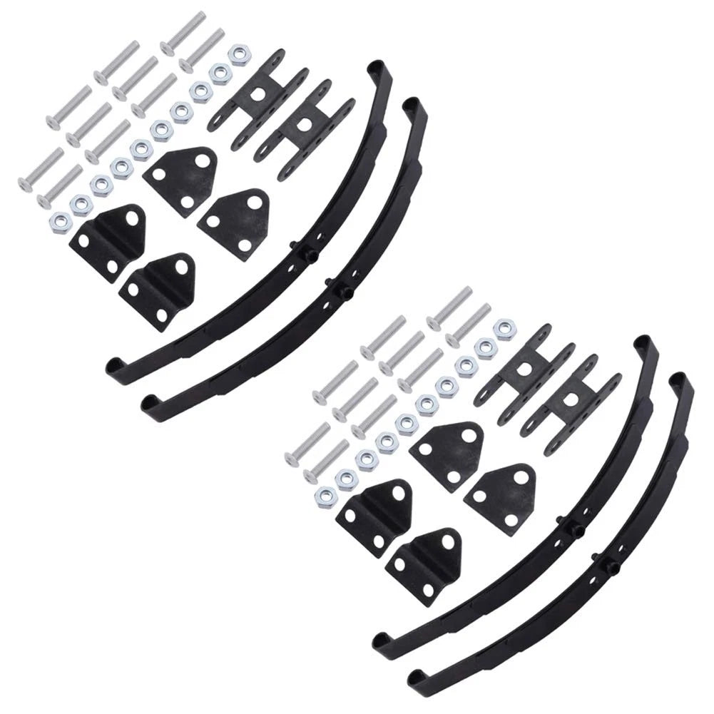 Hobbypark Stiff Leaf Spring Suspension Steel Bar Kit for 1/10 RC Rock Black