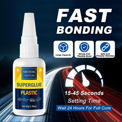 Plastic Glue 100g for Model, 3D Printing Repair, Legos & 100g, clear
