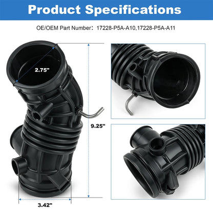 17228-P5A-A11 Air Intake Hose Tube for Acura RL 1996-2004