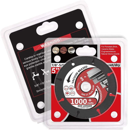 5" Diamond Metal Cutting Disc Cut Off Wheel for 5-1pc, Black