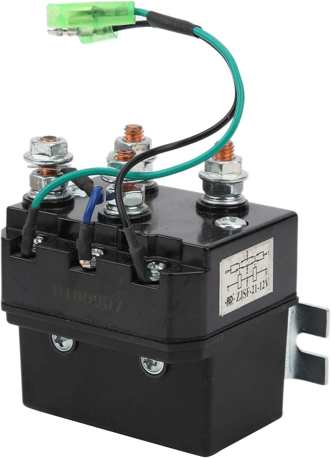 Winch Solenoid Relay, Contactor Reversing Relay for 1500-5000lb ATV...