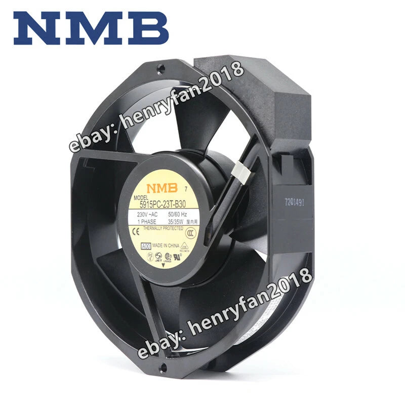 NMB Fan 5915PC-23T-B30 Axial Fan 230VAC 35W 50/60Hz UPS Power Supply Cooling Fan