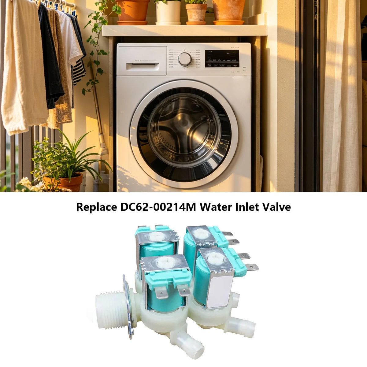4-Way DC62-00214M Water Inlet Valve for Samsung Washing Machine 110V 2979589